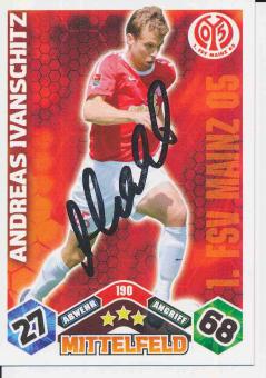 Andreas Ivanschitz   FSV Mainz 05   2010/11 Match Attax Card orig. signiert 