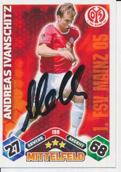 Andreas Ivanschitz   FSV Mainz 05   2010/11 Match Attax Card orig. signiert 