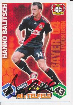 Hanno Balitsch  Bayer 04 Leverkusen  2010/11 Match Attax Card orig. signiert 
