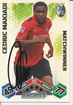 Cedric Makiadi  SC Freiburg 2010/11 Match Attax Card orig. signiert 