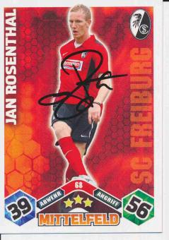 Jan Rosenthal  SC Freiburg 2010/11 Match Attax Card orig. signiert 