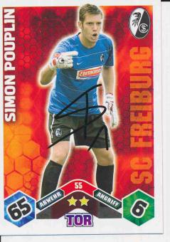 Simon Pouplin  SC Freiburg 2010/11 Match Attax Card orig. signiert 