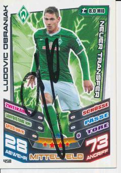 Ludovic Obraniak  SV Werder Bremen  2013/14 Match Attax Card orig. signiert 