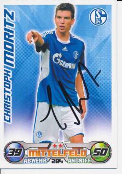 Christoph Moritz  FC Schalke 04    2009/10 Match Attax Card orig. signiert 