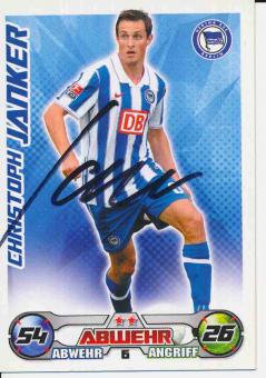 Christoph Janker  Hertha BSC Berlin  2009/10 Match Attax Card orig. signiert 