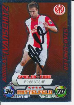 Andreas Ivanschitz  FSV Mainz 05   2009/10 Match Attax Card orig. signiert 