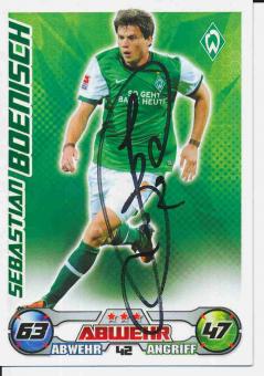 Sebastian Boenisch  SV Werder Bremen   2009/10 Match Attax Card orig. signiert 