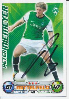 Peter Niemeyer  SV Werder Bremen   2009/10 Match Attax Card orig. signiert 