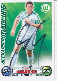 Alexander Madlung  VFL Wolfsburg   2009/10 Match Attax Card orig. signiert 