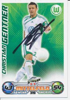 Christian Gentner  VFL Wolfsburg   2009/10 Match Attax Card orig. signiert 