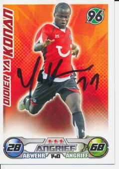 Didier Ya Konan  Hannover 96   2009/10 Match Attax Card orig. signiert 