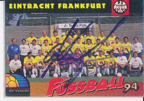 Slobodan Komlienovic  Eintracht Frankfurt  Panini Bundesliga Card orig. signiert 