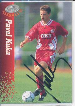 Pavel Kuka   FC Kaiserslautern  Panini Bundesliga Card orig. signiert 
