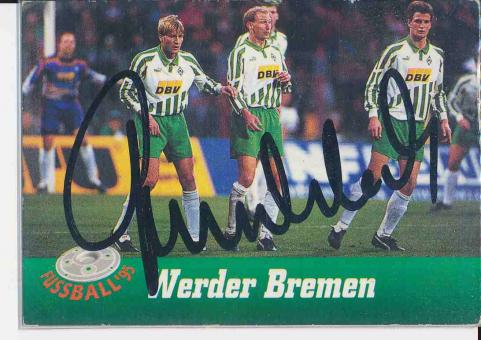 Hansi Gundelach  SV Werder Bremen  Panini Bundesliga Card orig. signiert 