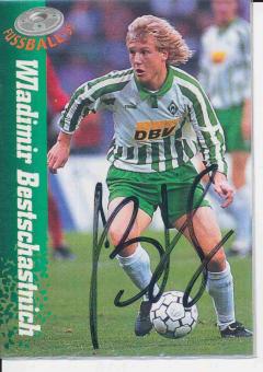 Wladimir Bestschastnich  SV Werder Bremen  Panini Bundesliga Card orig. signiert 