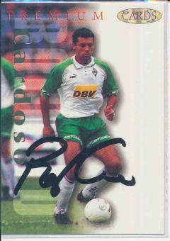 Rodolfo Esteban Cardoso  SV Werder Bremen  Panini Bundesliga Card orig. signiert 