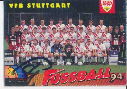 Bernd Storck  VFB Stuttgart Panini Bundesliga Card original signiert 