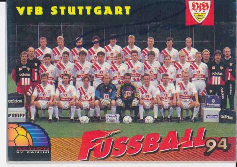 Jürgen Röber  VFB Stuttgart Panini Bundesliga Card original signiert 