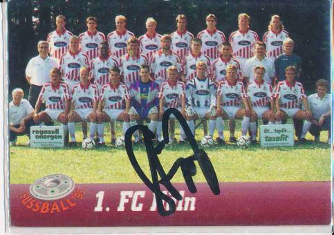Reinhard Stumpf  FC Köln  Panini Bundesliga Card original signiert 