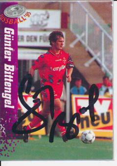 Günter Bittengel  Bayer 05 Uerdingen  Panini Bundesliga Card original signiert 