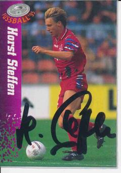Horst Steffen  Bayer 05 Uerdingen  Panini Bundesliga Card original signiert 