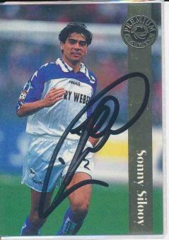 Sonny Silooy  Arminia Bielefeld  Panini Bundesliga Card original signiert 