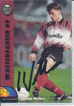 Carsten Wolters  SG Wattenscheid 09   Panini Bundesliga Card original signiert 