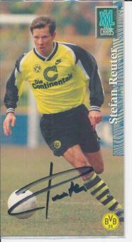 Stefan Reuter  Borussia Dortmund  Panini Bundesliga XXL Card original signiert 