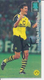Heiko Herrlich  Borussia Dortmund  Panini Bundesliga XXL Card original signiert 