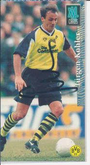 Jürgen Kohler  Borussia Dortmund  Panini Bundesliga XXL Card original signiert 