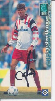 Karsten Bäron  Hamburger SV  Panini Bundesliga XXL Card original signiert 