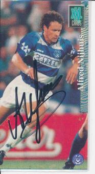 Alfred Nijhuis  MSV Duisburg  Panini Bundesliga XXL Card original signiert 