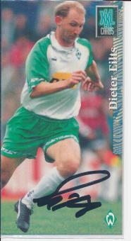 Dieter Eilts  SV Werder Bremen  Panini Bundesliga XXL Card original signiert 