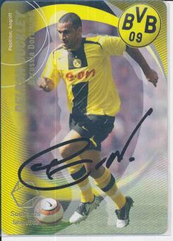 Delron Buckley  Borussia Dortmund  Soccards Bundesliga Fußball original signiert 