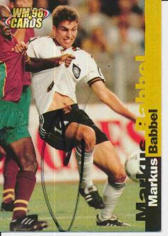 Markus Babbel   DFB  Panini Bundesliga Card original signiert 