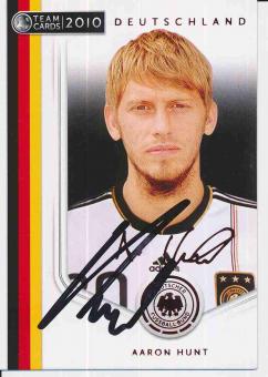 Aaron Hunt  DFB  Panini Bundesliga Card original signiert 