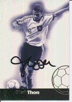 Olaf Thon  DFB  Panini Bundesliga Card original signiert 