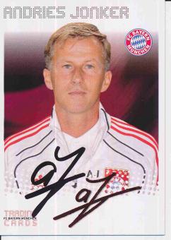 Andries Jonker  FC Bayern München Panini Card original signiert 