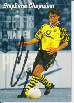 Stephane Chapuisat  Borussia Dortmund Panini Card original signiert 