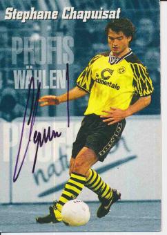 Stephane Chapuisat  Borussia Dortmund Panini Card original signiert 