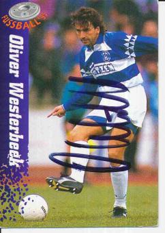 Oliver Westerbeek  MSV Duisburg Panini Card original signiert 