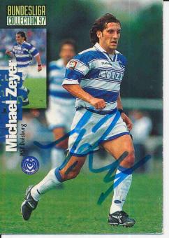 Michael Zeyer  MSV Duisburg Panini Card original signiert 