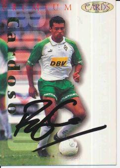 Rodolfo Esteban Cardoso  SV Werder Bremen  Panini Card original signiert 