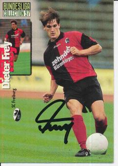 Dieter Frey   SC Freiburg  Panini Card original signiert 