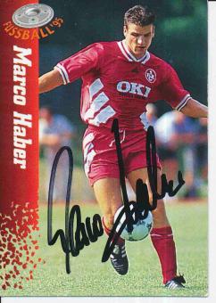 Marco Haber  FC Kaiserslautern  Panini Card original signiert 