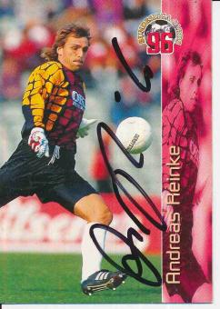 Andreas Reinke  FC Kaiserslautern  Panini Card original signiert 