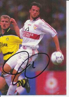 Fredi Bobic  VFB Stuttgart  Panini Card original signiert 
