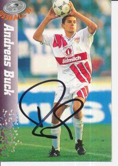 Andreas Buck  VFB Stuttgart  Panini Card original signiert 