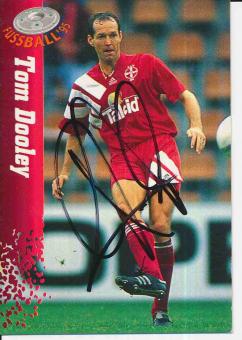 Tom Dooley  Bayer 04 Leverkusen  Panini Card original signiert 