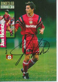 Jan Heintze  Bayer 04 Leverkusen  Panini Card original signiert 